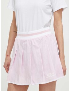 Suknja Guess ARLETH boja: ružičasta, mini, širi se prema dolje, V4GD19 WG2Q0