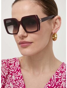 Sunčane naočale Furla za žene, boja: smeđa, SFU707_560G96