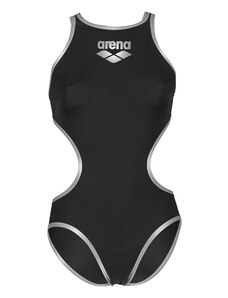ARENA Sportski kupaći kostim 'ONE BIGLOGO' srebrno siva / crna