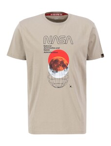 ALPHA INDUSTRIES Majica 'NASA Orbit' pijesak / miks boja