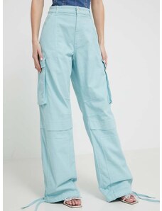 Traperice Moschino Jeans za žene, visoki struk