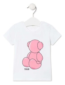 Dječja pamučna majica kratkih rukava Tous boja: ružičasta