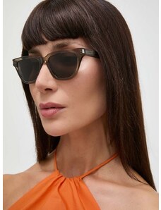Sunčane naočale Saint Laurent za žene, boja: siva