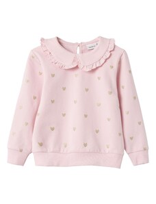 NAME IT Sweater majica 'FLOW' zlatna / roza