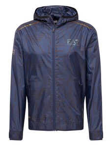 EA7 Emporio Armani Sportska jakna morsko plava / siva / crna