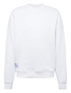 ALPHA INDUSTRIES Sweater majica crna / bijela