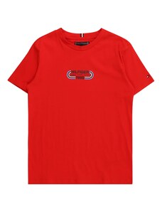 TOMMY HILFIGER Majica mornarsko plava / svijetloplava / crvena / bijela