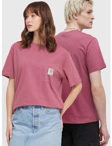 Pamučna majica Kaotiko boja: ružičasta, s aplikacijom