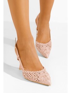 Zapatos Salonke s remenčićem Azzie V3 ružičasto