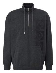 s.Oliver Sweater majica antracit siva / crna