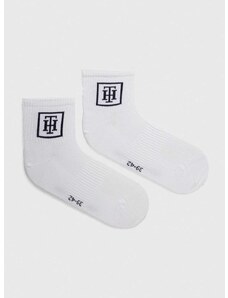 Čarape Tommy Hilfiger 2-pack za muškarce, boja: bijela