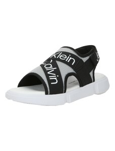 Calvin Klein Jeans Otvorene cipele crna / bijela