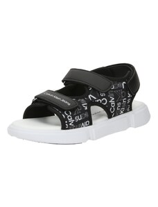 Calvin Klein Jeans Otvorene cipele crna / bijela