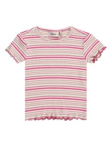KIDS ONLY Majica 'BRENDA' svijetlozelena / roza / bijela