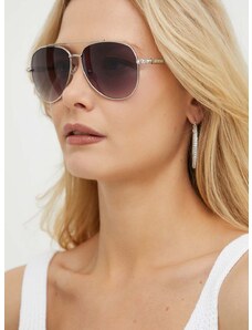 Sunčane naočale Guess za žene, boja: zlatna