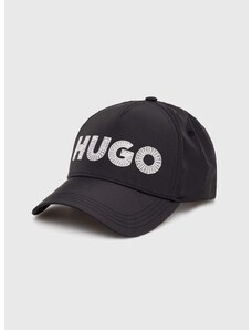 Kapa sa šiltom HUGO boja: crna, s aplikacijom