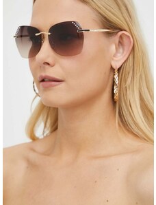 Sunčane naočale Guess za žene, boja: smeđa