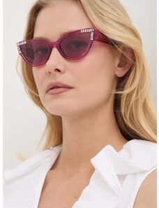 Sunčane naočale Guess za žene, boja: ružičasta, GU7901_5483Y