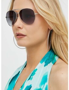 Sunčane naočale Guess za žene, boja: srebrna