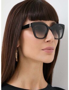 Sunčane naočale Furla za žene, boja: crna, SFU708_540700