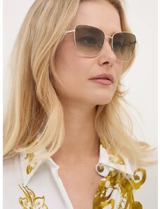 Sunčane naočale Furla za žene, boja: srebrna, SFU714_580594