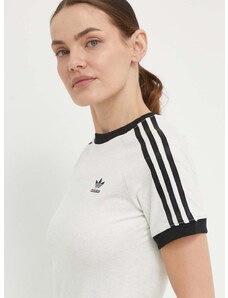 Majica kratkih rukava adidas Originals za žene, boja: siva, IR8104