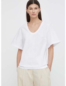 Bluza By Malene Birger boja: bijela, bez uzorka
