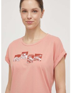 Sportska majica kratkih rukava Mammut Mountain boja: ružičasta