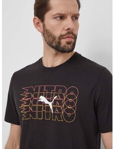 Majica kratkih rukava za trčanje Puma Graphic Nitro boja: crna, s tiskom, 525107