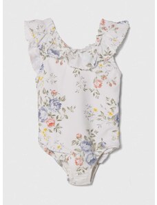 Jednodijelni kupaći kostim za bebe zippy boja: bijela