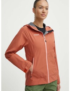 Kišna jakna Mammut Alto Light za žene, boja: narančasta