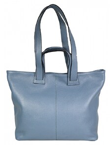 Luksuzna Talijanska torba od prave kože VERA ITALY "Linali", boja plava, 30x45cm