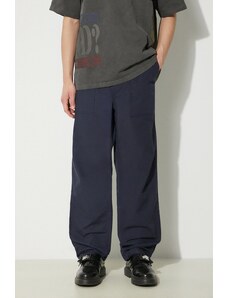 Pamučne hlače Engineered Garments Fatigue Pant boja: tamno plava, ravni kroj, OR299.CT114