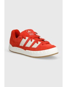 Tenisice od brušene kože adidas Originals Adimatic boja: crvena, IF8796