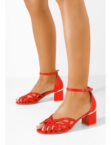 Zapatos Sandale s petu Luigina crveno