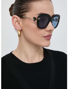Sunčane naočale Vivienne Westwood za žene, boja: crna