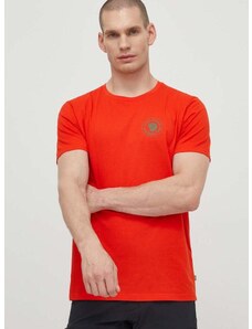 Majica kratkih rukava Fjallraven 1960 Logo T-shirt za muškarce, boja: narančasta, s tiskom, F87313