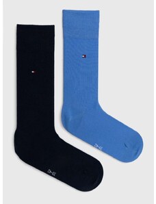 Čarape Tommy Hilfiger 2-pack za muškarce, boja: tamno plava, 371111126