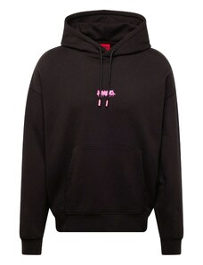 HUGO Sweater majica 'Dreezes' svijetloplava / svijetloroza / crna
