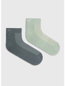 Čarape Levi's 2-pack boja: zelena