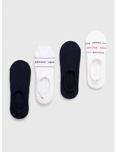 Čarape Tommy Hilfiger 4-pack za muškarce, boja: bijela, 701227299