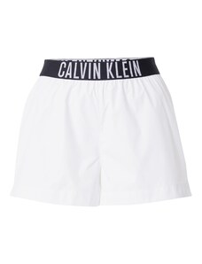 Calvin Klein Swimwear Kupaće hlače crna / bijela