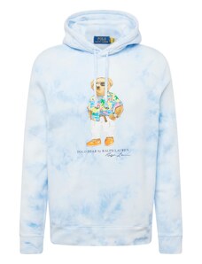 Polo Ralph Lauren Sweater majica plava / nebesko plava / karamela / bijela