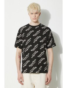 Pamučna majica Kenzo by Verdy za muškarce, boja: crna, s uzorkom, FE58TS0044SY.99J