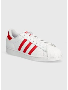 Kožne tenisice adidas Originals Superstar boja: bijela, IF3653