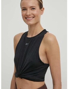 Sportski top Reebok LUX Collection za žene, boja: crna, 100075356