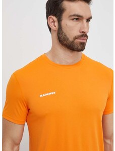Sportska majica kratkih rukava Mammut boja: narančasta, bez uzorka