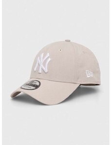 Kapa sa šiltom New Era boja: bež, s aplikacijom, NEW YORK YANKEES