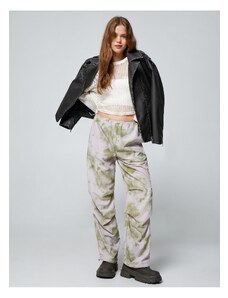 Koton Parachute Pants Tie-Dye Patterned Elastic Waist and Legs With Stopper.