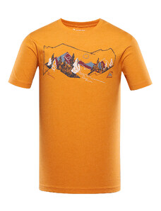 Men's quick-drying T-shirt ALPINE PRO ASPEN russet orange variant PA